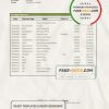 Saudi Arabia SNB bank statement template in Word and PDF format