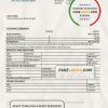 Senegal Ecobank Bank proof of address statement template in Word and PDF format