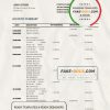 Sierra Leone National Development bank statement template in Word and PDF format