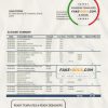 Sierra Leone Bank of Sierra Leone bank statement template in Word and PDF format