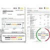 Singapore DBS bank proof of address statement template in Excel and PDF format, 4 pages