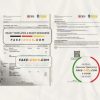 Singapore DBS bank proof of address statement template in Excel and PDF format, 4 pages