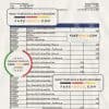 Singapore UOB bank statement, Excel and PDF template