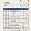 Singapore UOB bank statement template in Word and PDF format
