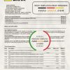 Slovakia Raiffeisen Bank statement template, Word and PDF format (.doc and .pdf)