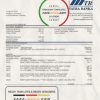 Slovakia Tatra Bank proof of address statement template in Word and PDF format