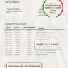 Slovakia VUB Bank statement template, Word and PDF format (.doc and .pdf)