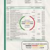 Slovenia Abanka d.d bank statement template in Excel and PDF format