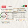 Slovenia Addiko bank statement, Excel and PDF template