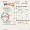 Slovenia Factor Banka bank statement, Excel and PDF template