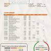 Slovenia Intesa Sanpaolo Bank, Poslovalnica Koper bank statement template in Word and PDF format