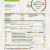 Solomon Islands BSP bank statement template in Word and PDF format