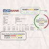 Somalia Sombank bank statement template in Word and PDF format
