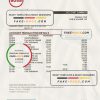 South Africa ABSA bank statement, Excel and PDF template