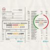 South Africa ABSA bank statement easy to fill template in Excel and PDF format (9 pages)