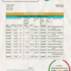 South Africa First National Bank (FNB) bank statement easy to fill template in Excel and PDF format