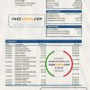 South Korea KDB bank proof of address statement template in Word and PDF format