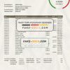 South Korea BNK bank statement template, Word and PDF format (.doc and .pdf)