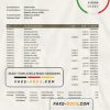 South Korea BNK bank statement easy to fill template in Excel and PDF format