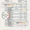 South Korea Woori bank statement, Excel and PDF template
