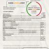 South Korea Industrial Bank of Korea bank statement template in Word and PDF format