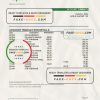 South Sudan Eden Commercial Bank statement, Excel and PDF template