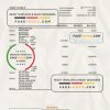 Spain Bankinter bank statement, Excel and PDF template