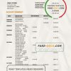 Spain Bankinter bank statement template in Word and PDF format