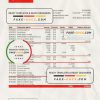 Spain Santander bank statement, Excel and PDF template