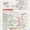 Spain Santander credit card proof of address bank statement in Word and PDF format