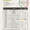 Sri Lanka People’s Bank bank statement template in Word and PDF format, version 2