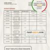 Sri Lanka Seylan bank statement template in Word and PDF format, version 2