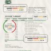Sudan Agricultural Bank of Sudan bank statement, Excel and PDF template