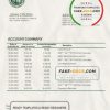 Sudan Agricultural Bank of Sudan bank statement template in Word and PDF format, version 2
