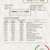 Sweden Nordea Bank AB bank statement easy to fill template in .doc and .pdf format, fully editable