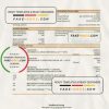 Sweden Swedbank bank statement, Excel and PDF template