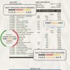 Switzerland Julius Bar bank statement, Excel and PDF template