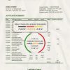 Taiwan Land Bank of Taiwan bank statement easy to fill template in Excel and PDF format