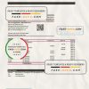 Taiwan Bank of Taiwan bank statement, Excel and PDF template