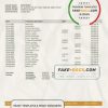 Taiwan Chang Hwa bank statement template in Word and PDF format, good for address prove