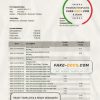 Tajikistan ITB Bank statement template, Word and PDF format (.doc and .pdf)