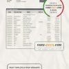 Tajikistan Spitamen Bank statement template, Word and PDF format (.doc and .pdf)