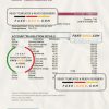 Thailand Calyon bank statement, Excel and PDF template
