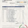 Thailand DBS bank statement easy to fill template in .xls and .pdf file format