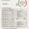 Togo Ecobank Bank statement template in Word and PDF format