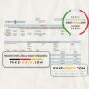 Turkey Bankasi Bank statement easy to fill template in .xls and .pdf format