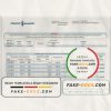 Turkey Bankasi bank proof of address statement template in Word and PDF format, fully editable