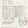 Turkmenistan Turkmenbashi Bank statement template, Excel and PDF format