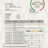 Turkmenistan HalkBank bank statement template, Word and PDF format (.doc and .pdf)