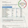 Turkmenistan Halkbank Bank statement easy to fill template in .xls and .pdf file format